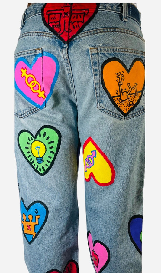 Keith Haring Lover Pants